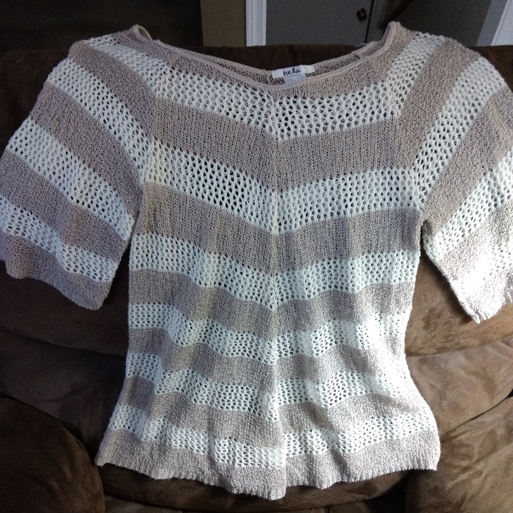 Long knit shirt